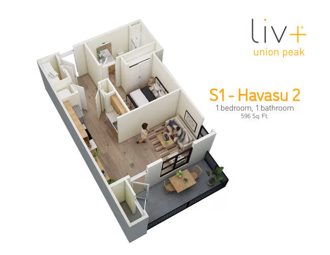 Unit 1-1118 1-1118 floor plan